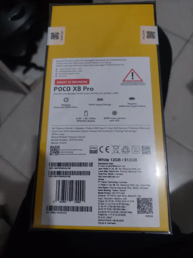 Hp POCO X8 Pro (unit baru) nego