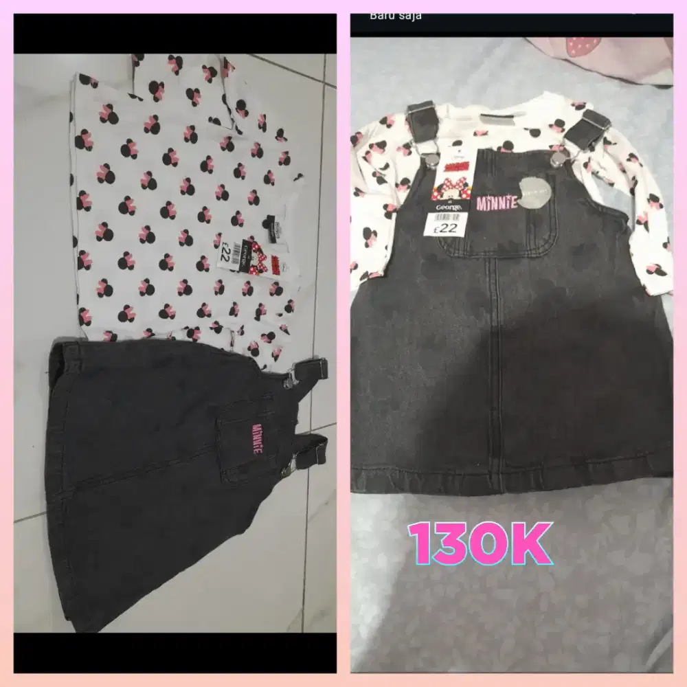 Baju baby girls disney