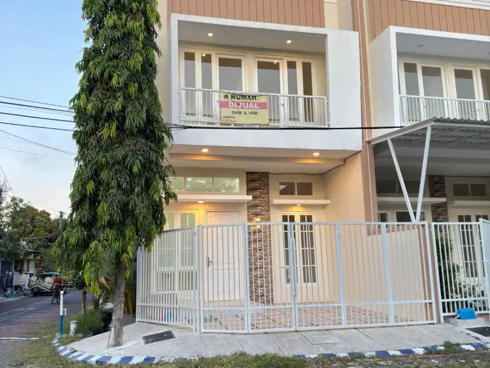 Jual Rumah Hook 2 Lantai PERUM KAHURIPAN NIRWANA Sidoarjo Kota