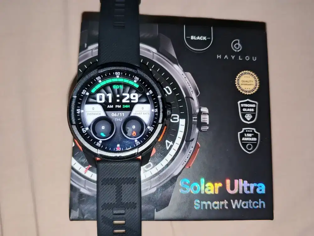Smartwatch haylou solar ultra lengkap normal