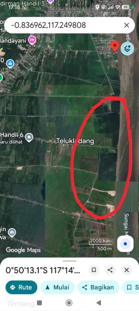 DI JUAL TANAH DERMAGA LUAS 21Ha