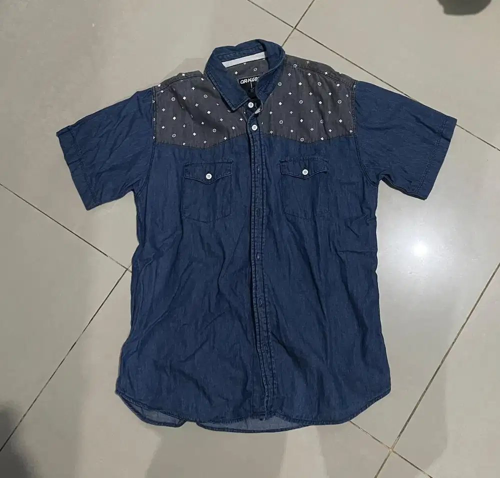 Kemeja Pendek Pria cotton 100%