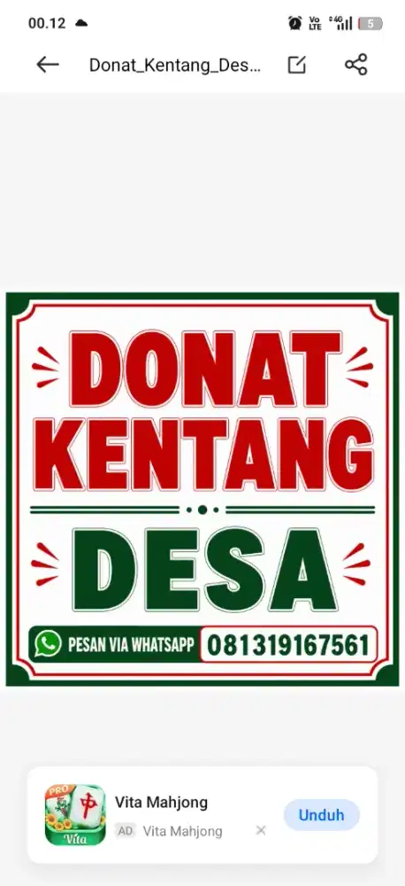 Lowongan Membuat Donat