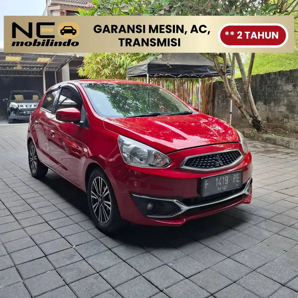 MITSUBISHI MIRAGE 1.2L GLS AT 2016 MERAH METALIK