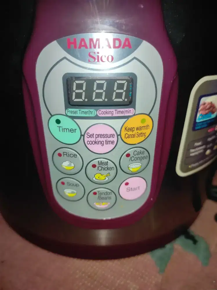 Rice Cooker / Presto Listrik Hamada Sico