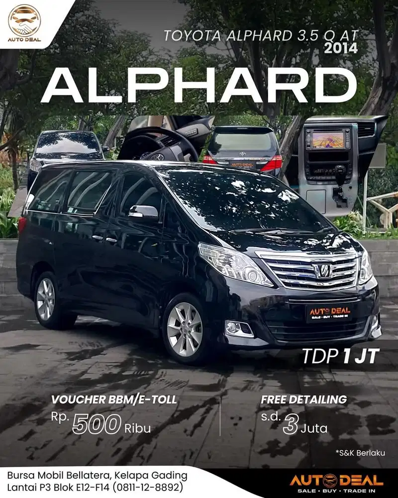Toyota Alphard 3.5 Q AT 2014
