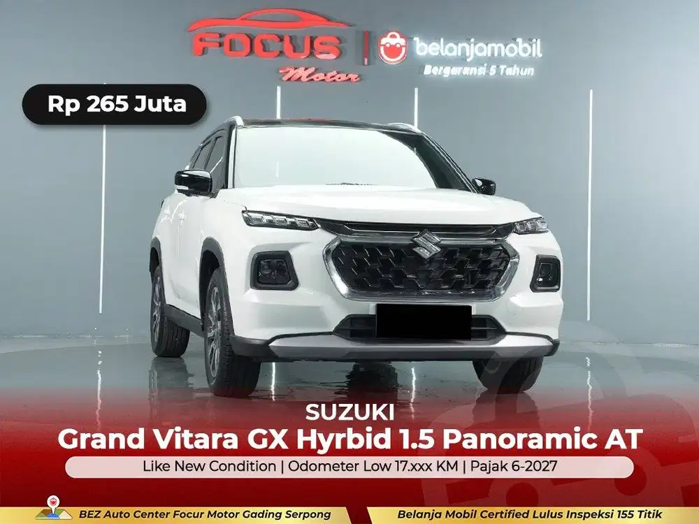 [GARANSI 5THN LOW KM] Suzuki Grand Vitara GX Hyrbid 1.5 2022/2023/2024