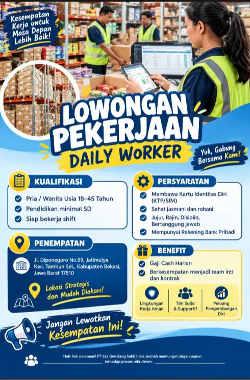 DAILY WORKER GUDANG
