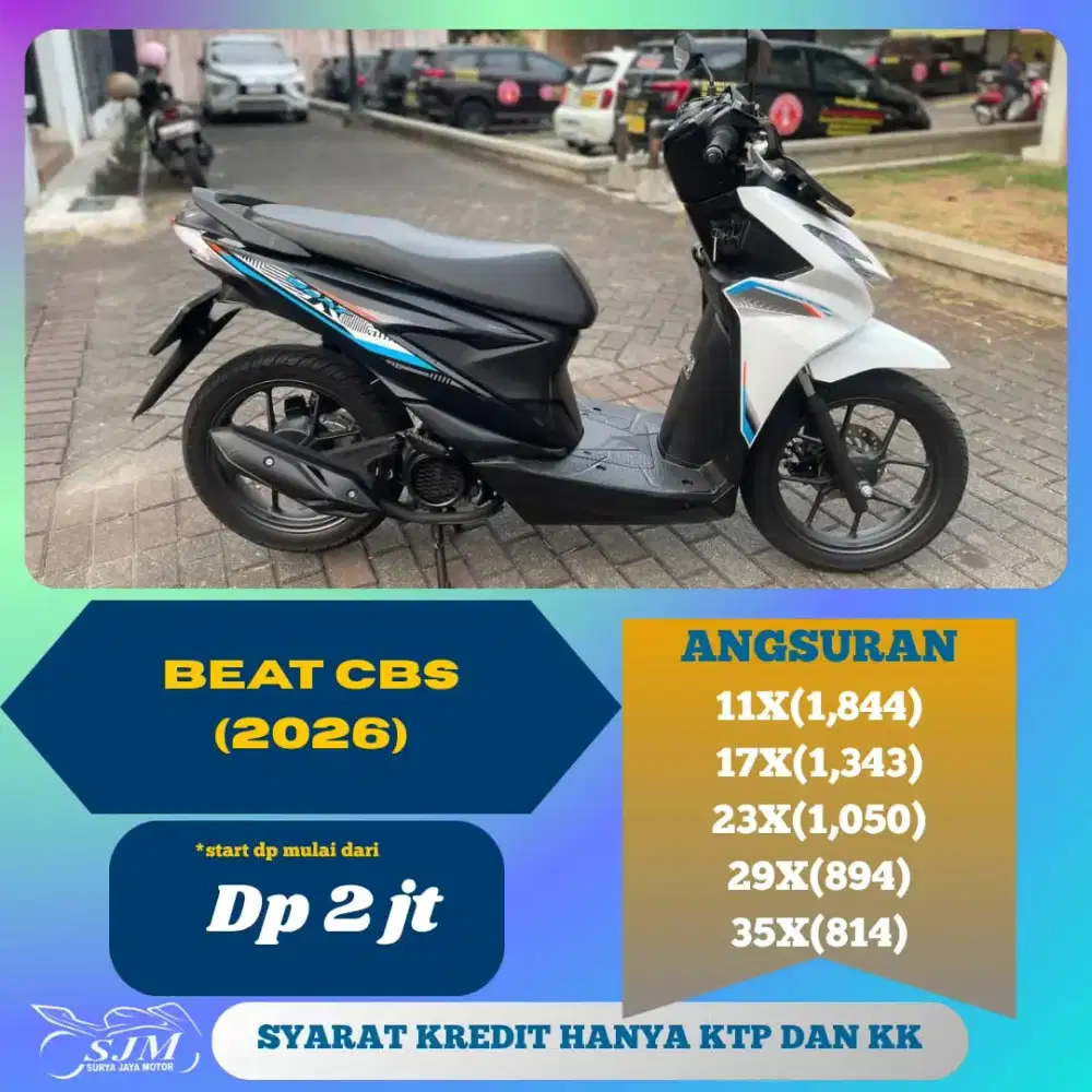HONDA BEAT CBS 2026 CASH & KREDIT