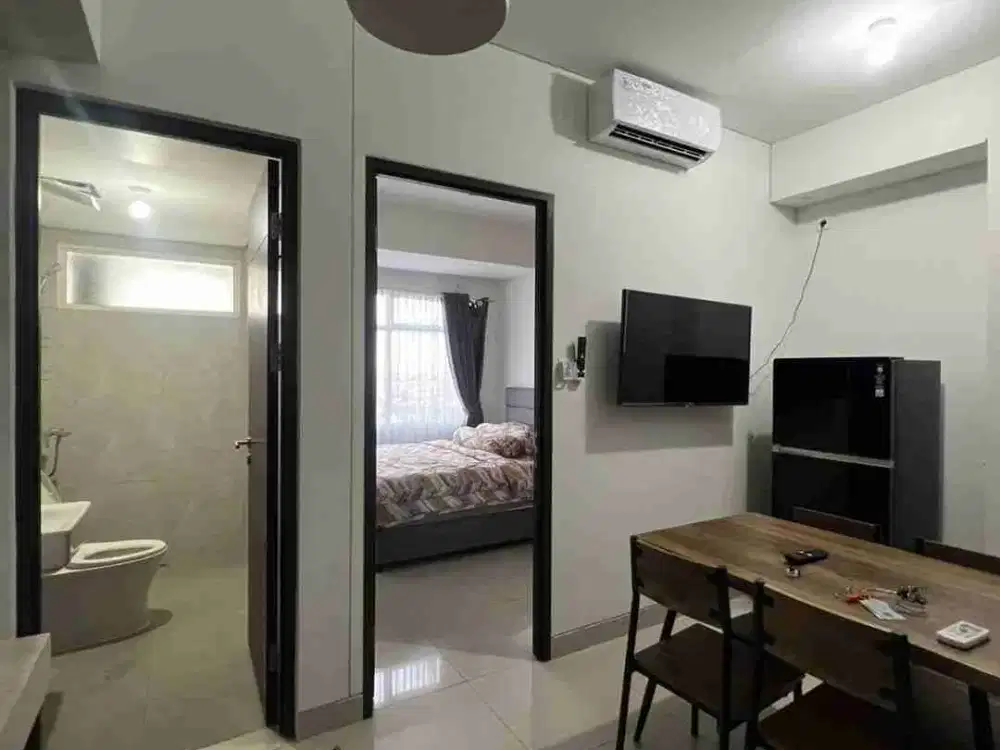 KLASKA RESIDENCE 1 BR ‼ Apartemen Ada Ruang Tamu SHMSRS