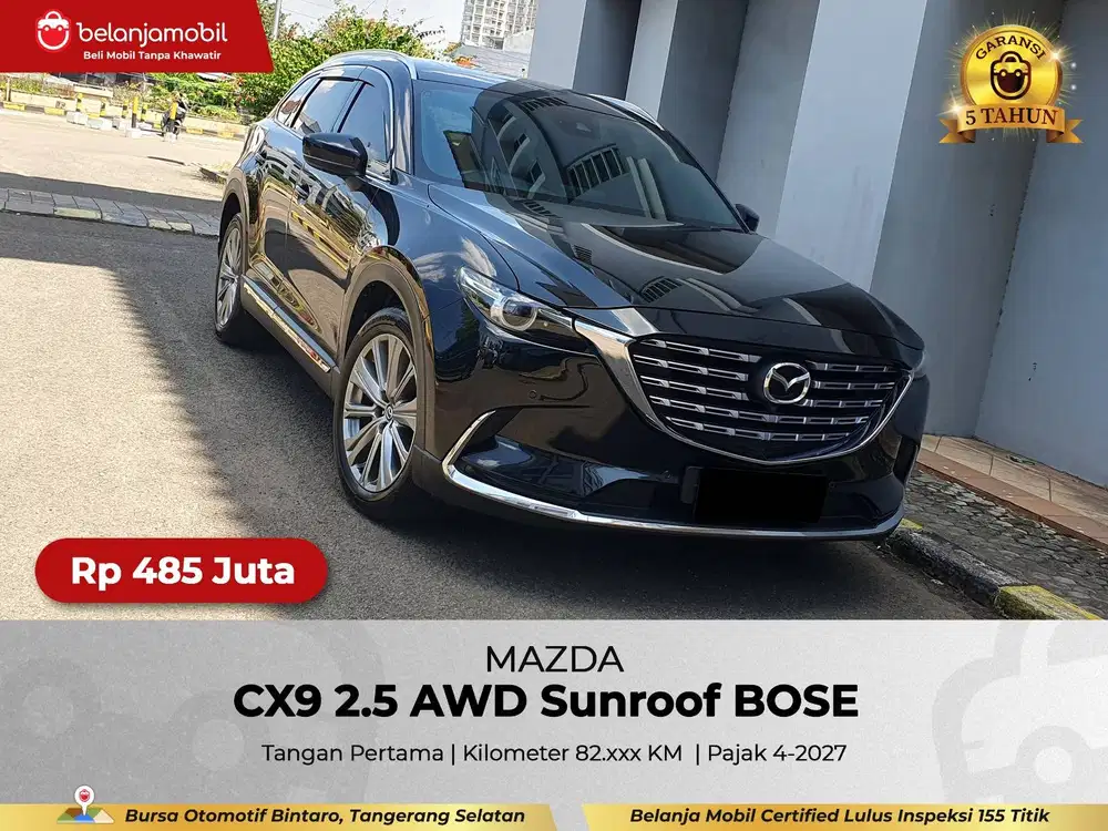 [GARANSI 5THN AWD] Mazda CX9 CX-9 CX 9 2.5 Sunroof BOSE 2022/2023/2024