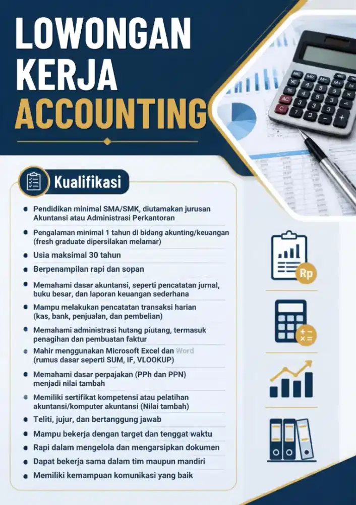 Lowongan Pekerjaan Accounting