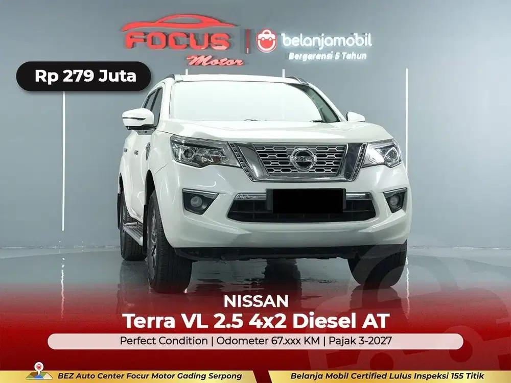 [ GARANSI 5THN ] Nissan Terra VL 2.5 4x2 Diesel AT 2018/2019/2020