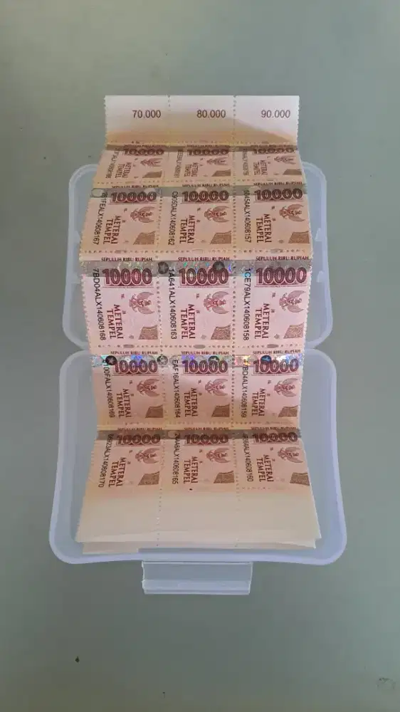 Jual Materai Original 10.000 ada 50 pcs