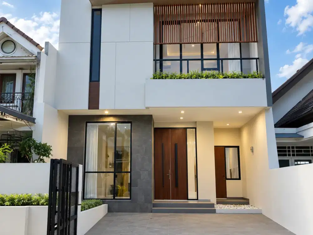 Rumah 2 Lt Bangunan 240 m² dengan 4 Kamar Tidur di Graha Raya AZ-19347