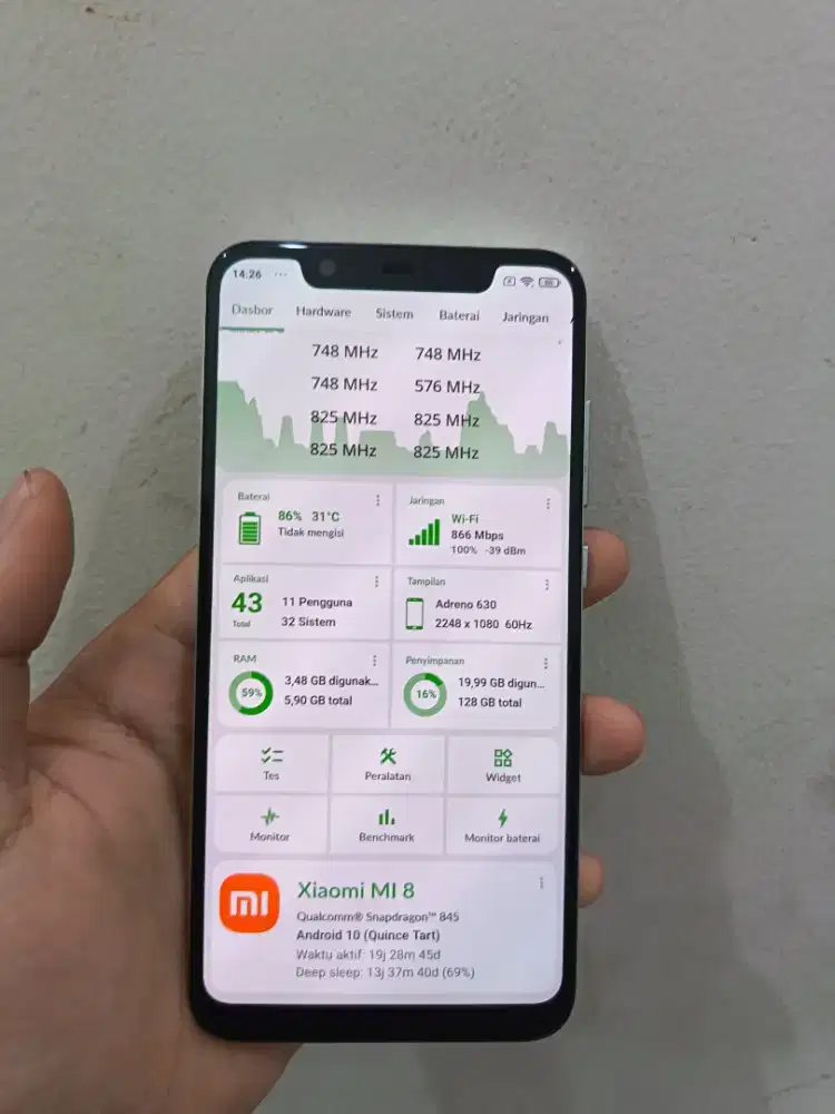 Xiaomi Mi 8 Ram 6/128Gb
