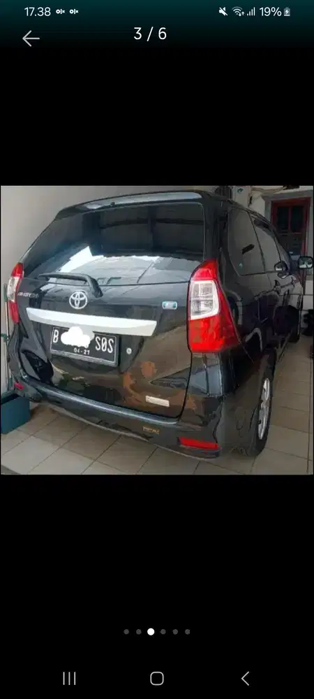 avanza e at 2017 hitam km low