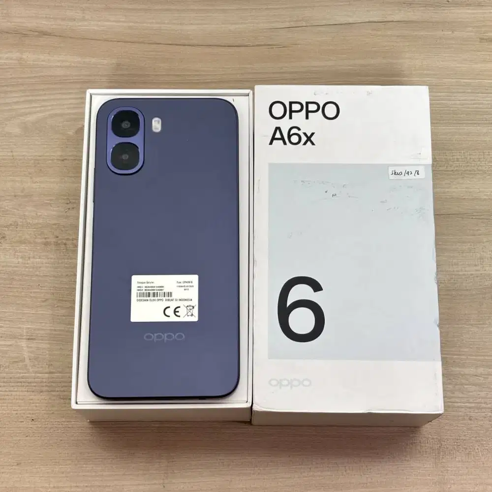 OPPO A6X RAM 4/128GB – FULLSET LIKE NEW!