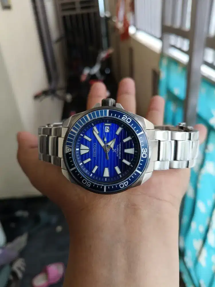 Seiko samurai blue dial