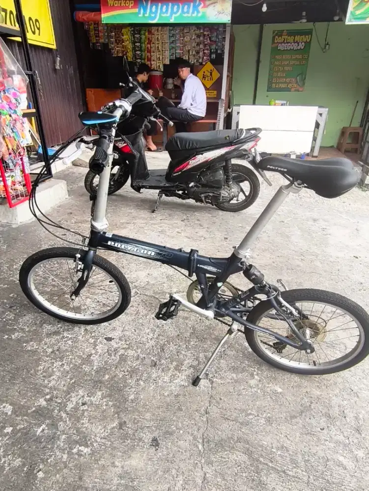 Jual santai sepeda Lipat Polygon Urbano 5.0 tahun 2008 full ori clasic