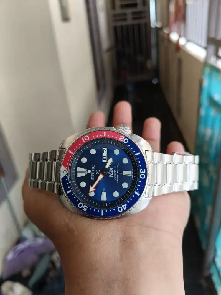 Seiko turtle Pepsi bezel