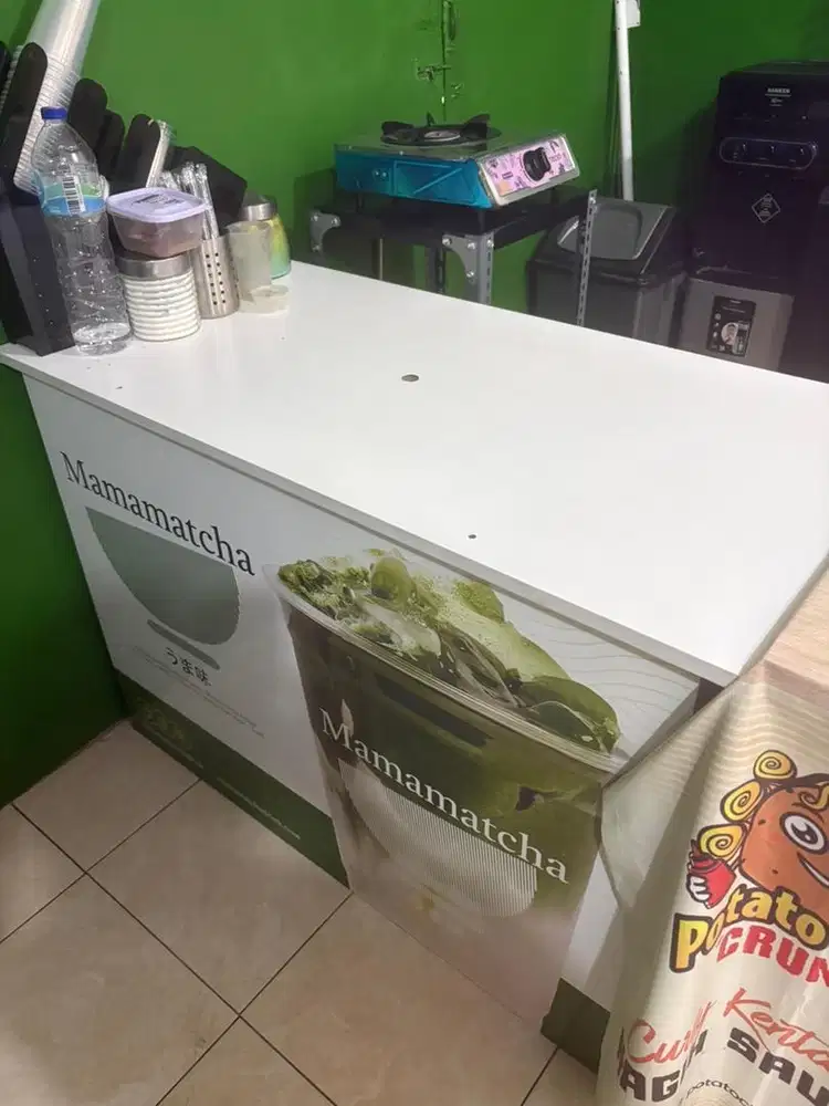 Meja booth usaha