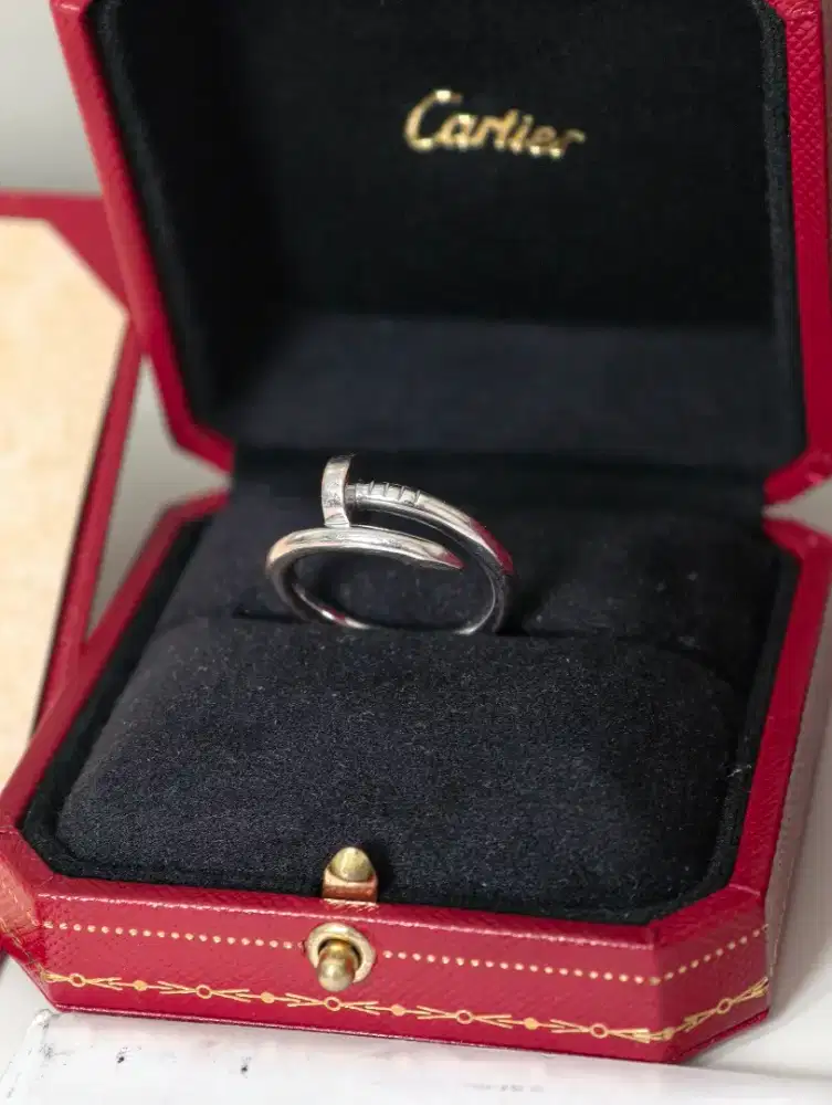 Cartier Juste Un Clou Ring 18K white Gold Classic Model