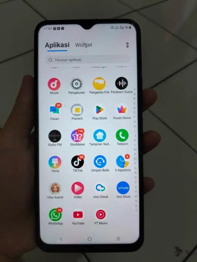 DIJUAL HP VIVO Y03 PEMAKAIAN 6 BULAN NO MINUS LENGKAP DUS