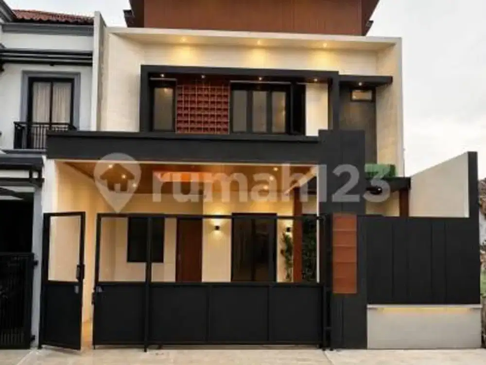 Rumah Modern Cantik di BSD City Bangunan 2 Lantai Bebas Banjir