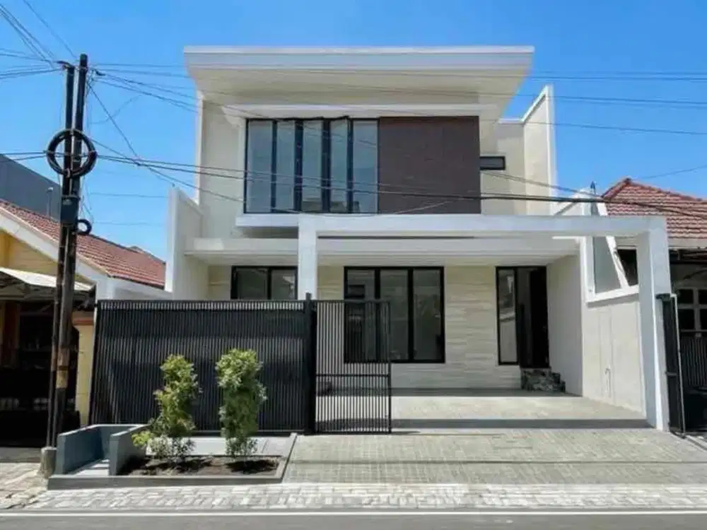 Baru gress ‼ Siap huni, konsepnya open space dan nyaman buat keluarga di Sutorejo Surabaya