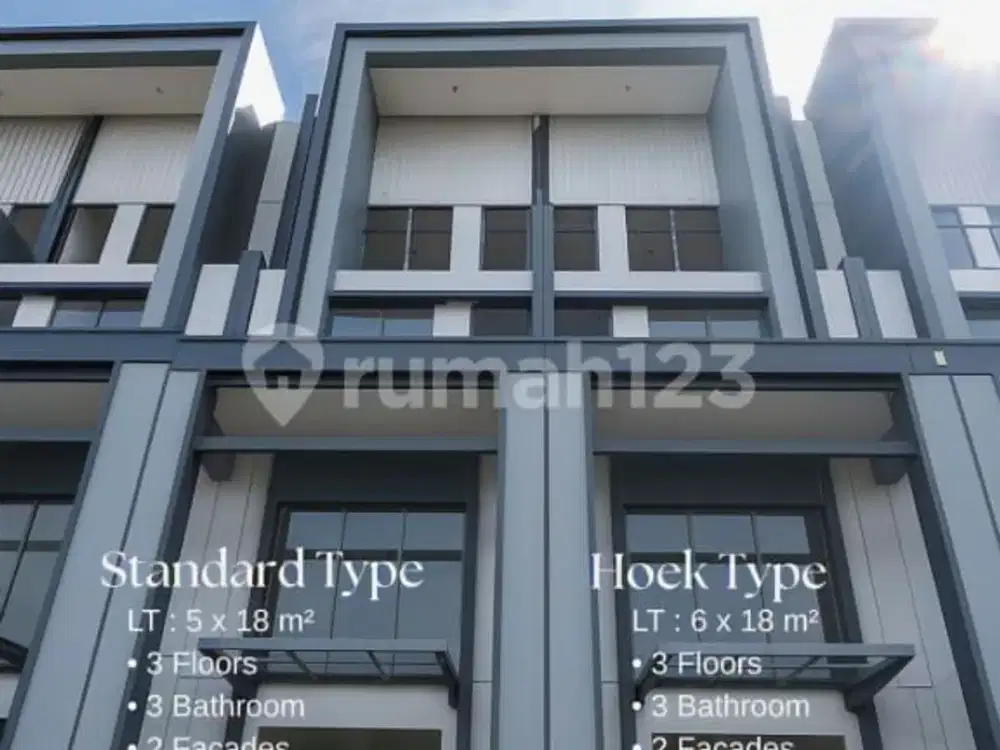 Jual/Sewa Ruko Lokasi Strategis Siap Pakai di Hudson Studio Loft, Gading Serpong
