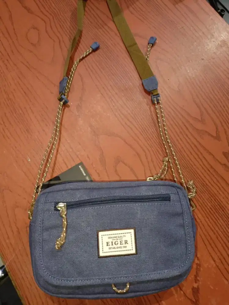 Tas Selempang Eiger Canvas Sling Pouch 100% Original Uk 2.5L 22x5x14cm