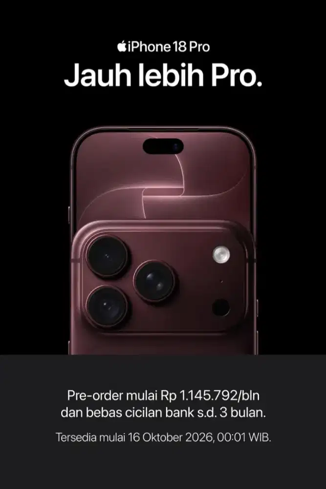 PO IPHONE 18 PRO SERIES