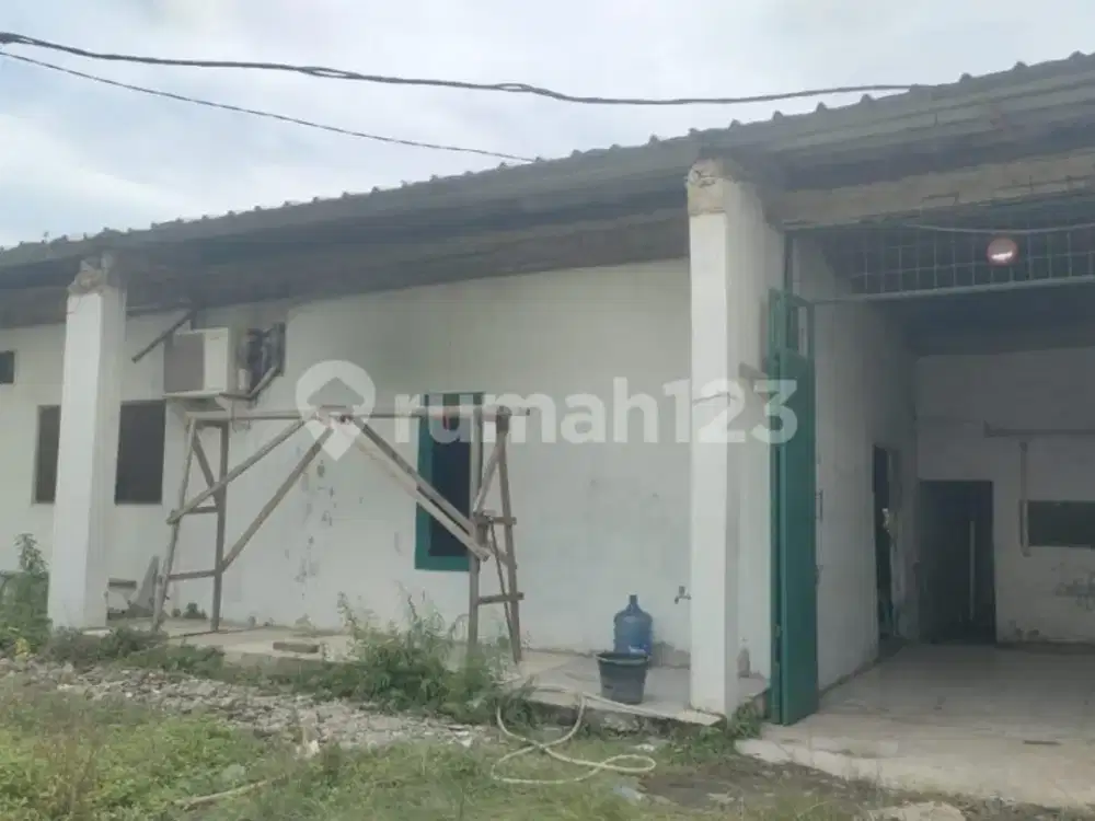 Tanah Kavling Plus Bangunan Gudang di Pakuhaji, Tangerang