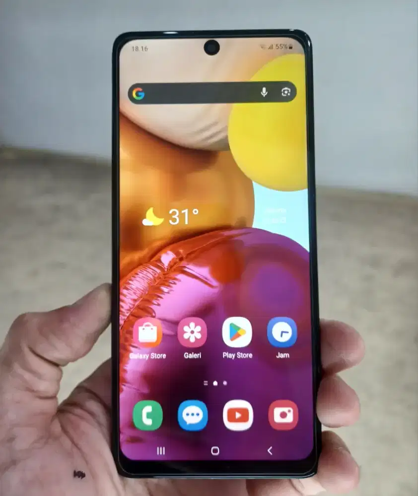 Hp bekas / second samsung A71