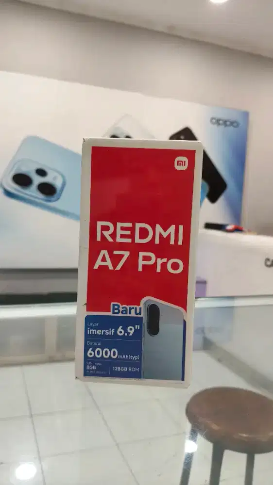 NEW REDMI A7 PRO 4+4/128 GARANSI RESMI BARUU