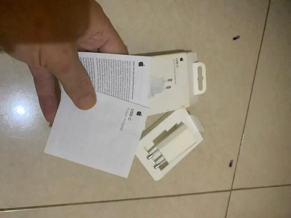kepala charger iphone ori