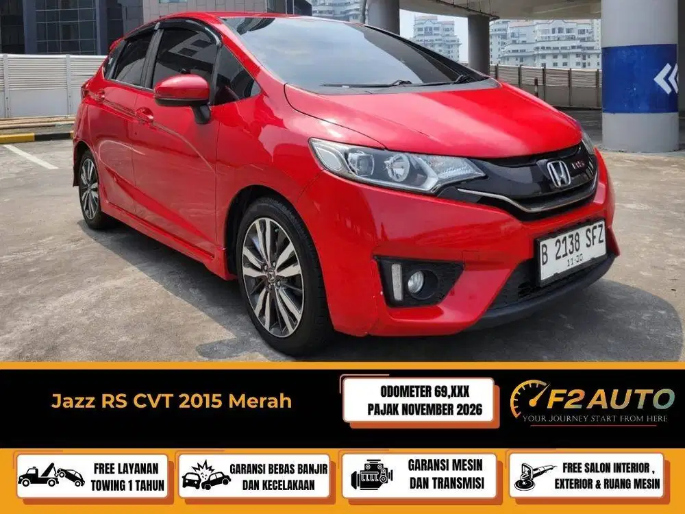 Jazz RS CVT 2015 Merah