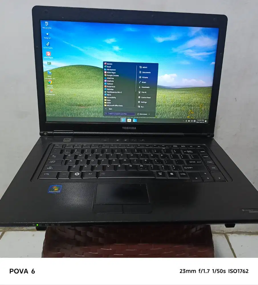 LAPTOP Toshiba i3/Ram 6gb/SSD/ kantor,pelajar,usaha,Game