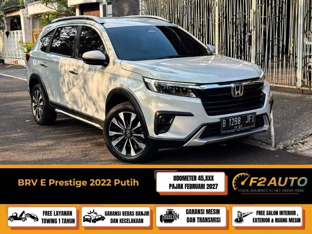 BRV Prestige Sensing CVT 2022 Putih