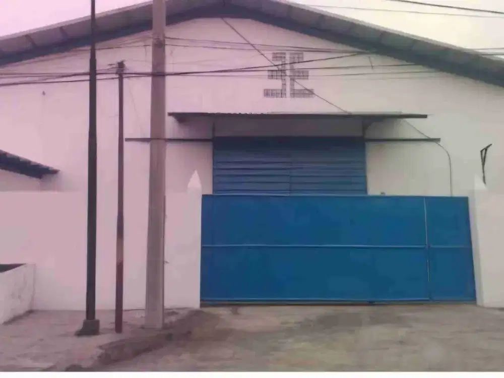 Jual Gudang Bumi Maspion Romokalisari. Dekat Akses Tol. Lantai Cor. Ada Ruang Kantor. Murah. Nego
