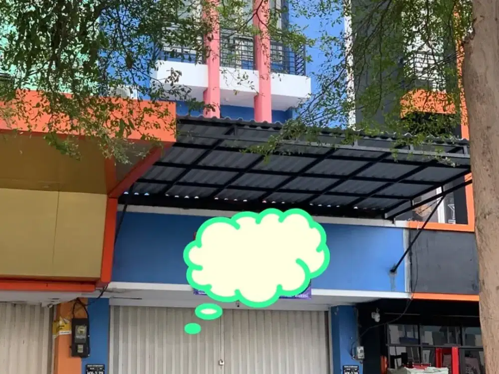 Dijual sewa ruko 3 lantai di symphoni Harapan Indah Bekasi, dekat A&W