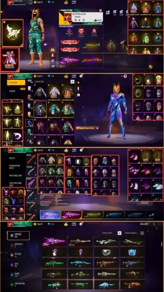 jual akun ff akun sg evo max pribadi mau pensi