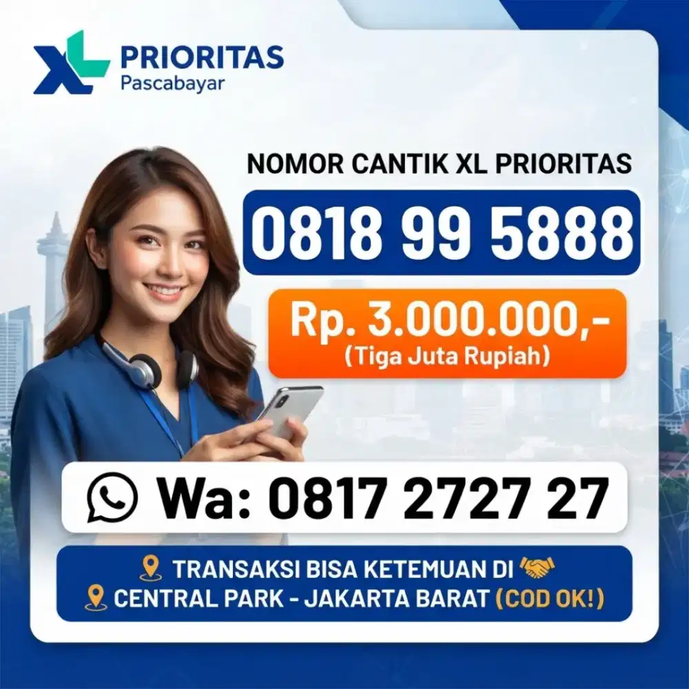 NOMOR CANTIK XL 99 5888