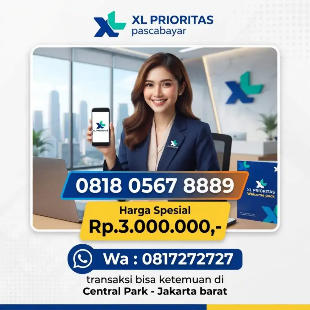 NOMOR CANTIK XL 0567 8889