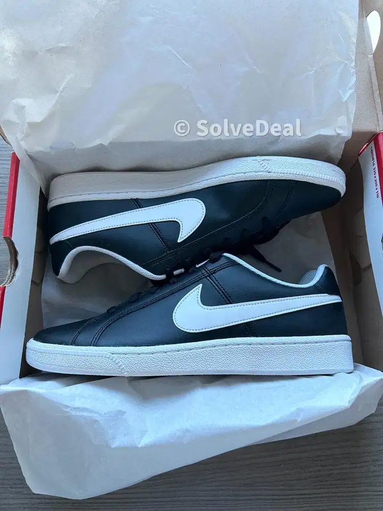 Sepatu Nike Court Royale Black White