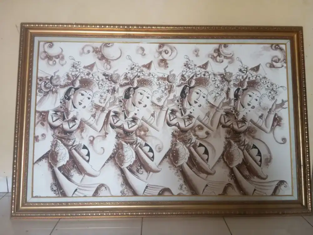 lukisan penari bali