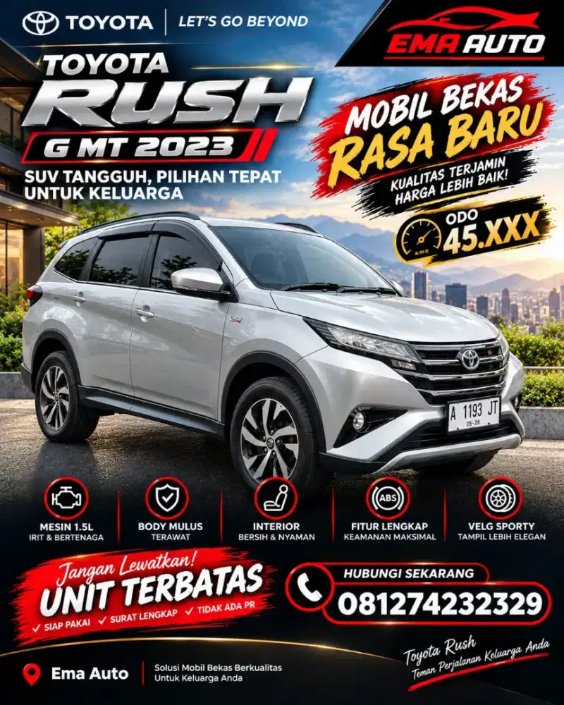 Rush G Manual  2023 Odo 45.XXX