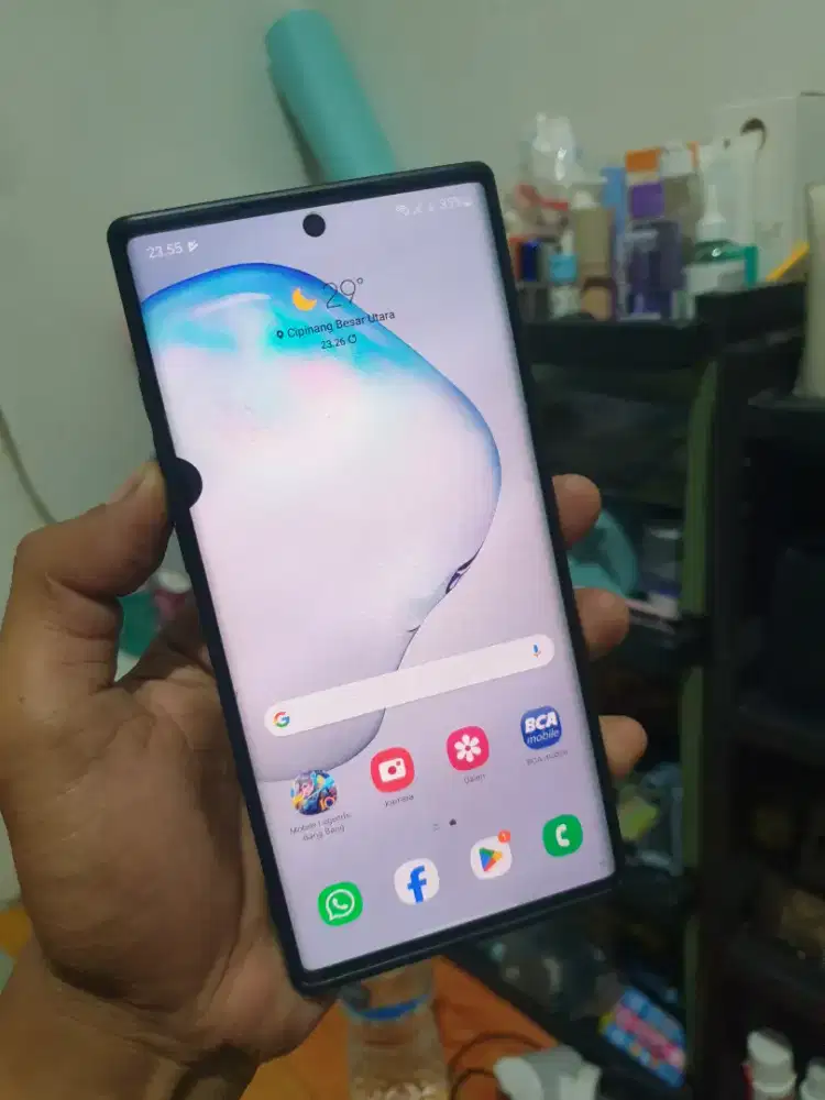 Samsung Note 10 Plus sein ram 12/256 Hp casan ajah