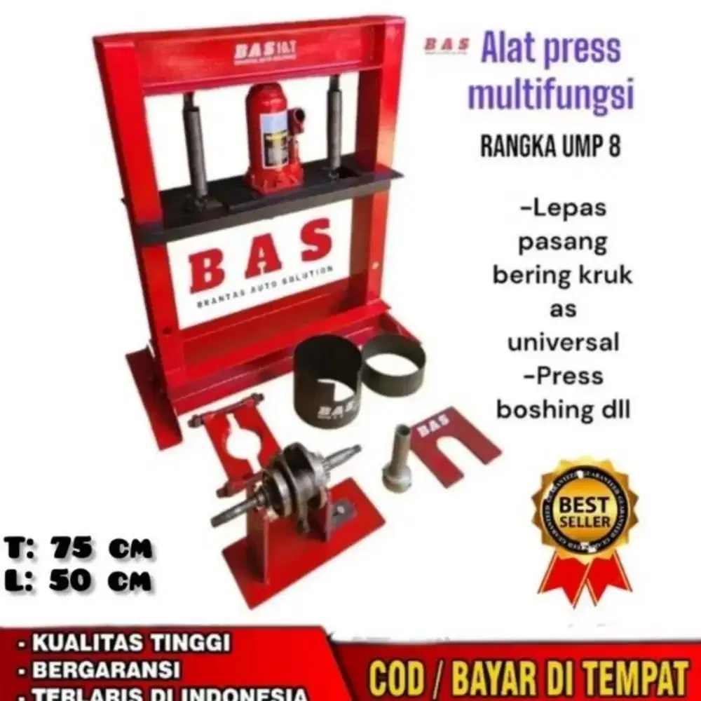 ALAT PRESS HYDROLIK KRUK AS MOTOR